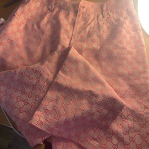 Gucci Impression Pants Pink